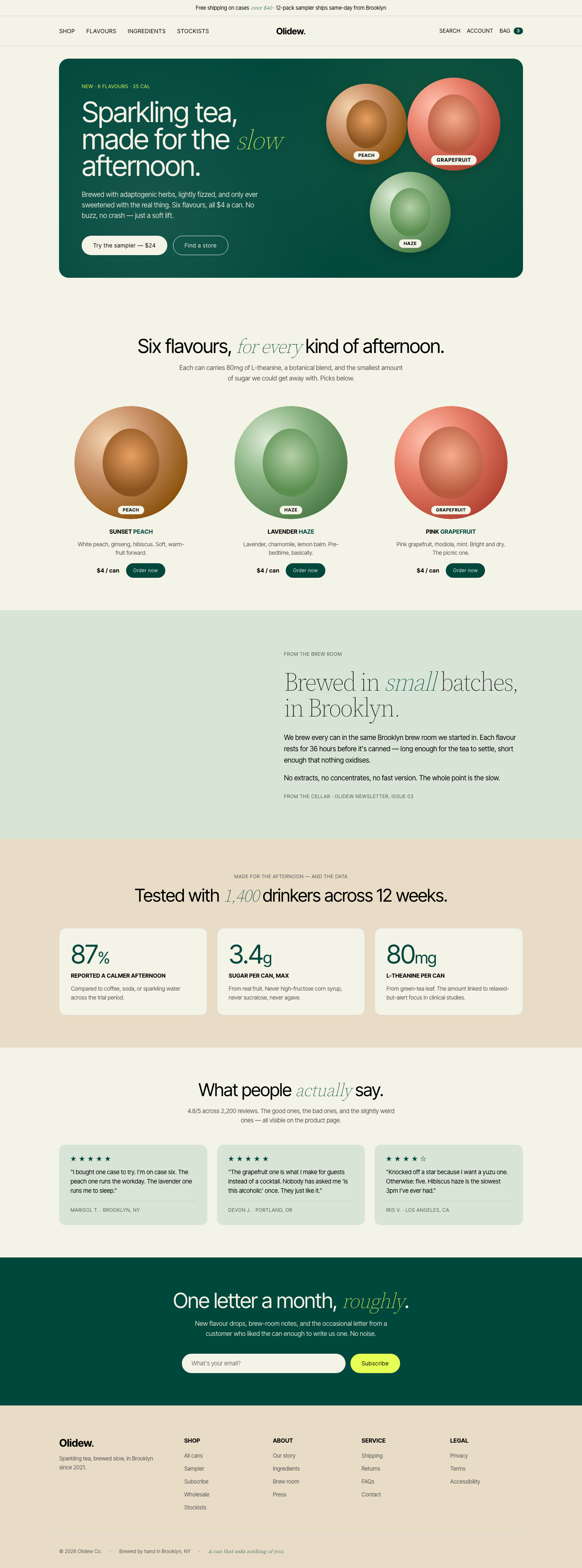 Fast Casual (Sweetgreen) — AI-built sample