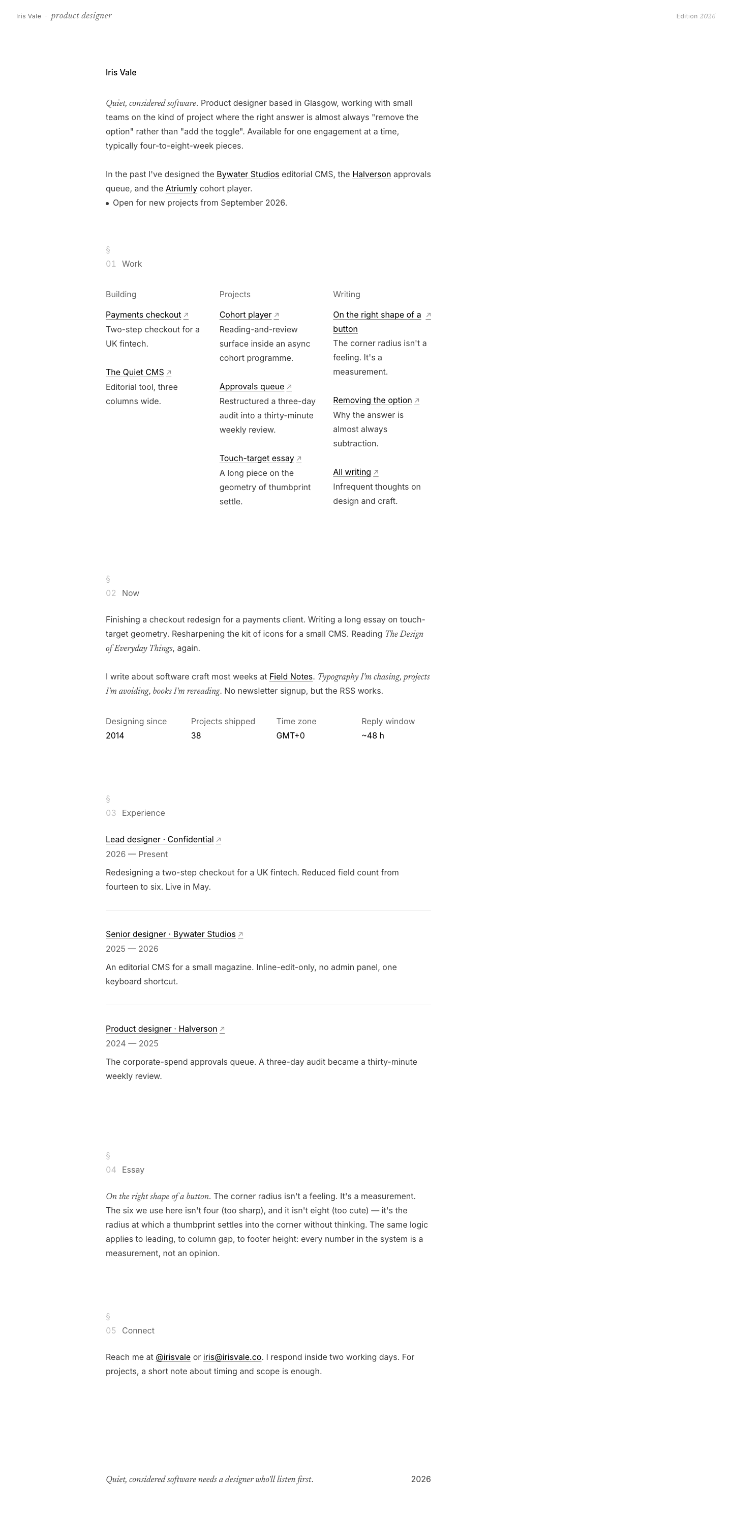Grid Portfolio (Paco) — AI-built sample