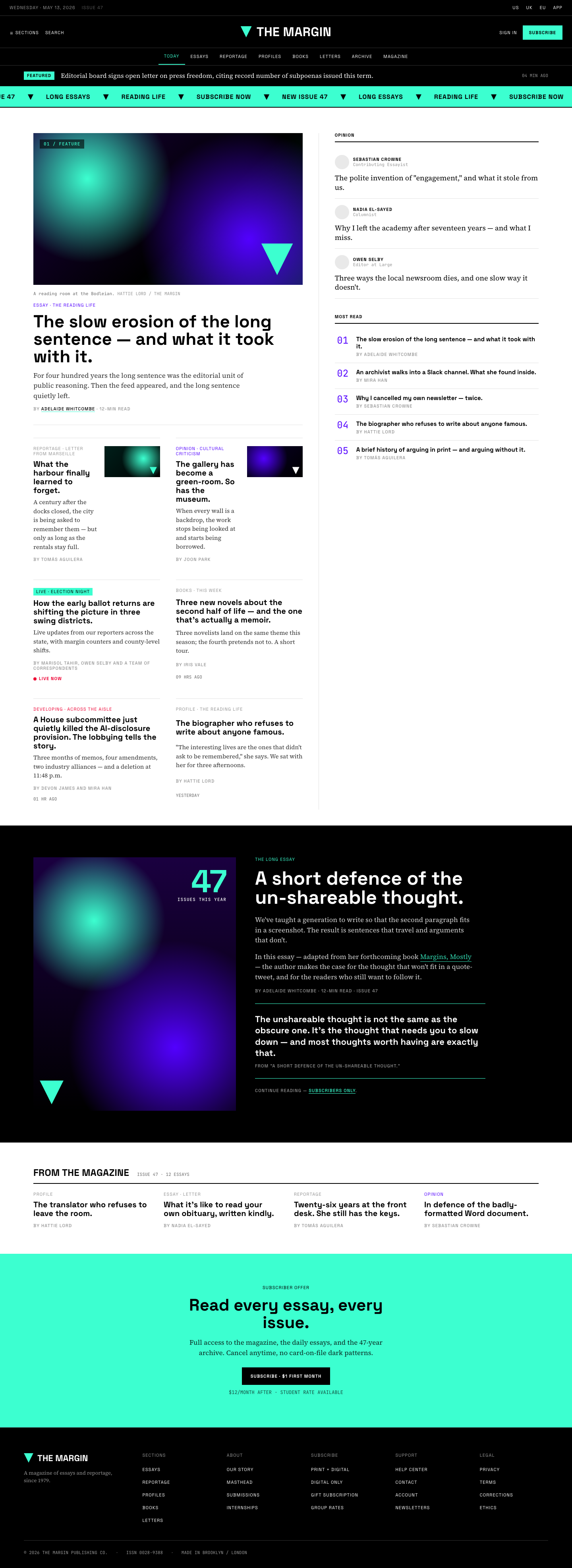 Hot Magazine (The Verge) — AI-built sample