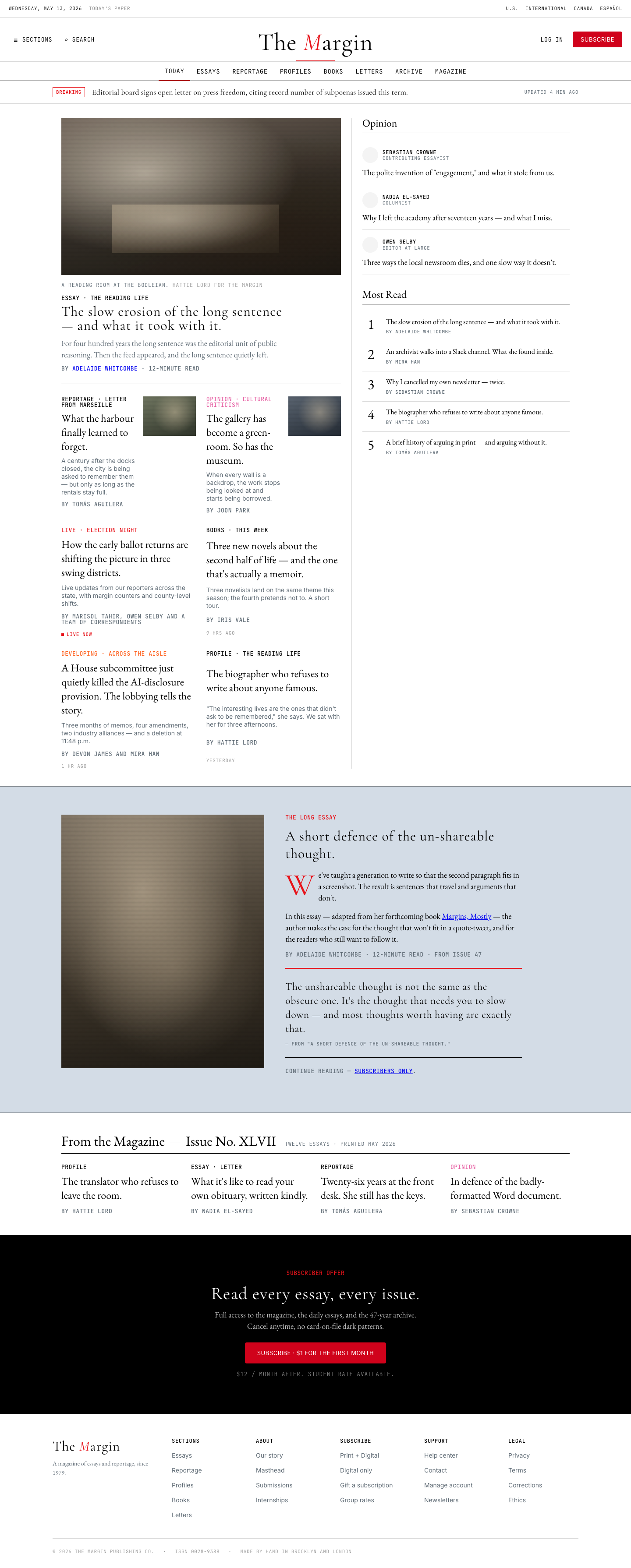 Mainstream Magazine (The Atlantic) — AI-built sample