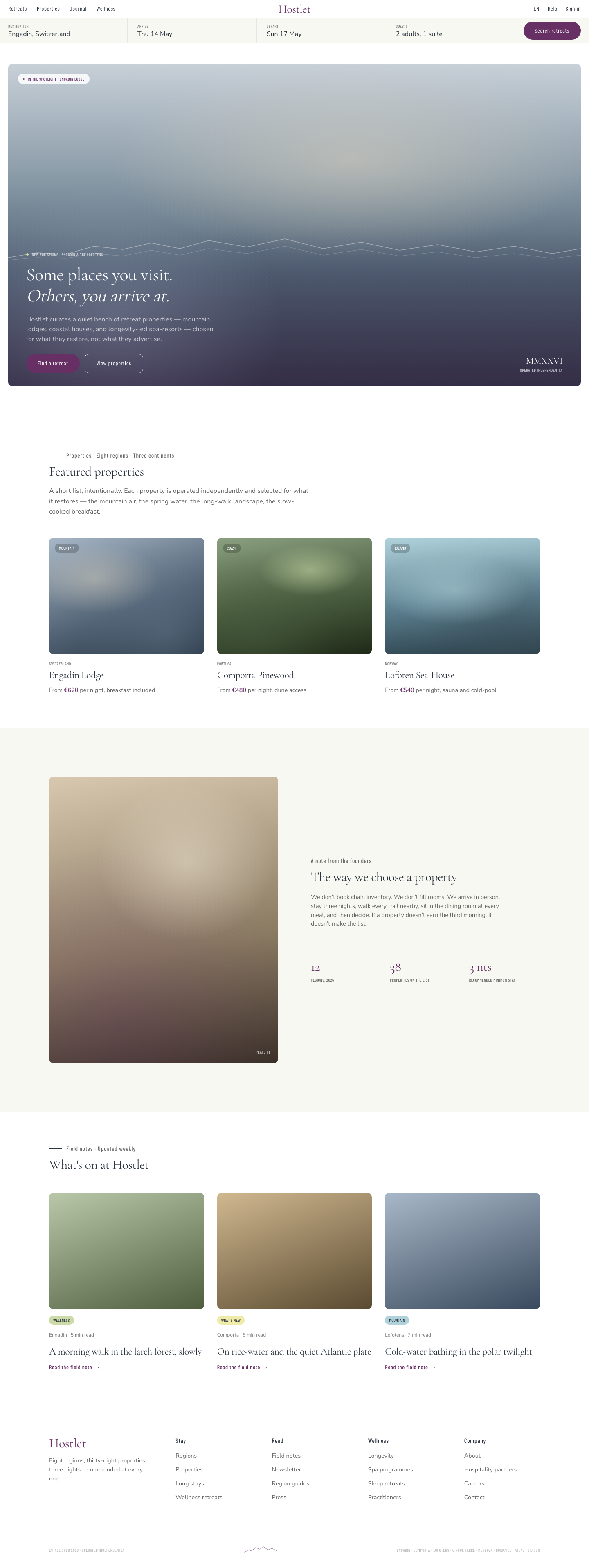 Mountain Resort (Six Senses) — AI-built sample