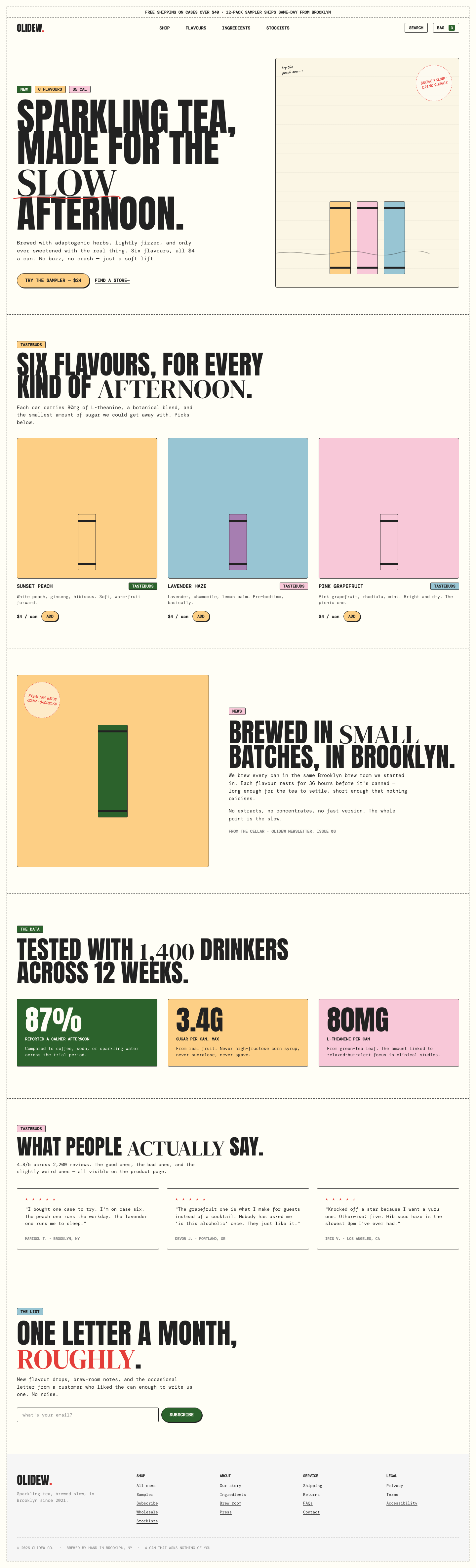 Natural F&B (Oatly) — AI-built sample